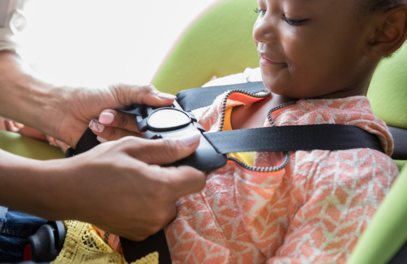 Child in car seat