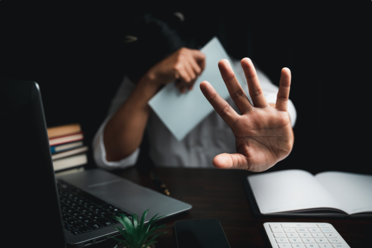 Hostile Workplace woman